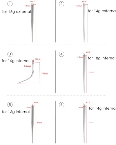 Piercing Ball Grabber Tool and Piercing Taper 16G 18G 14G for Flat Back Threader Earring Insertion, Stainless Steel Piercing Tool Kit4