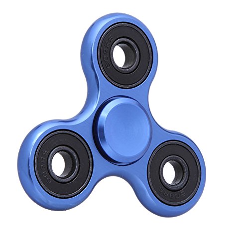 FIDGET DICE Hand Fidget Toy Spinners Stress Reducer with Ceramic Bearing (Bright Navy)