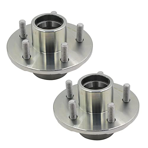 Lostar Set Of 2 Boat Trailer 3500Lbs Hub With Bearing Kit 44649/68149 5 Bolt Lug #TOP3