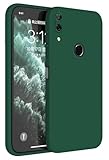 Topme Cover per HUAWEI P Smart Z/HONOR 9X (6.59" Inches) Custodia Case, Protezione Della Pelle Della Custodia in Silicone Tpu - Verde scuro