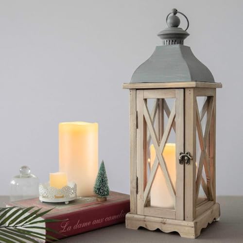 Image of Homemory 6 inch x 4 inch Large Waterproof Outdoor Flameless Candles with Remote Control and Timer, Battery Operated Flickering LED Pillar Candles for Indoor Outdoor Lanterns, Porch, Long Lasting, Set of 4