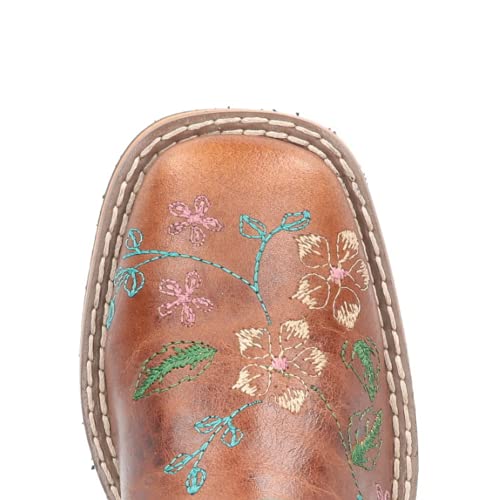 Smoky Mountain Western Boots Girls Floralie Pull On Brown 3841Y2