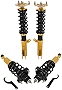Aintier Full Set Coilovers Struts Height Adjustable Fit for 2008-2016 for Mitsubishi Lancer - Gloden