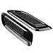 Air Vent Wing Trim,1 Pair Exterior Hood Air Vent Outlet Wing Trim Fit for Land Rover Range Rover Evoque 2012-2018 2 Pcs for Air Flow Intake, Cars and Trucks Vent Accessories