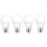 Philips LED A19 SceneSwitch Color Change Light Bulb: Daylight/Soft White/Warm Glow (60-Watt Equivalent), E26 Base, 4-Pack