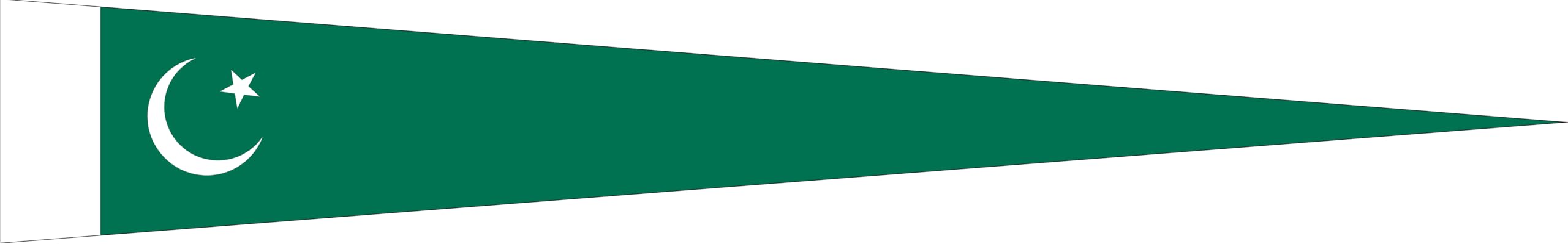 Fanion Pakistan de haute résistance drapeau bateau 240x120