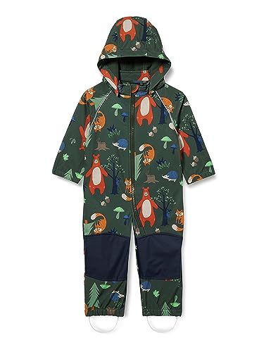 Name It Jungen NMMALFA08 Suit Wood Life FO Schneeanzug, Deep Forest, 92