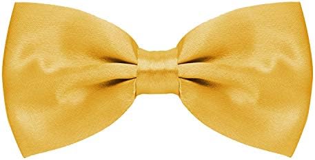 MASADA bow tie - men's accessory in shiny-look, continuously adjustable, handmade with hook closure - 12 x 6 cm