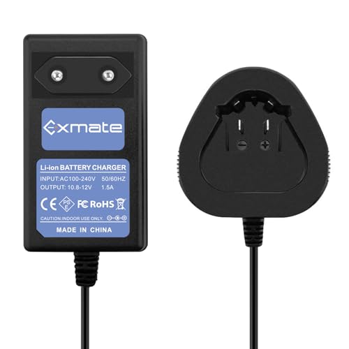 Exmate 10.8V-12V Ladegerät für Bosch Akkus