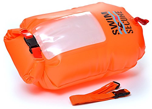 Swim Secure boya de natacion ventana drybag SELFIE 28L,naranja, bolsa impermeable