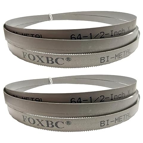 FOXBC 64-1/2" x 1/2" x 0.02" x 24 TPI Metal Bandsaw Blade Cover