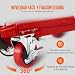Imagen de VEVOR Carro Hidráulico de Mesa Elevadora Capacidad de Carga de 230 kg Elevador Manual de Tijera Simple Altura de Elevación de 720 mm 4 Ruedas Cojín Antideslizante para Manipulación Transporte