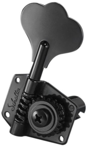 SchallerBM 4l Machine Head Set, black chrome