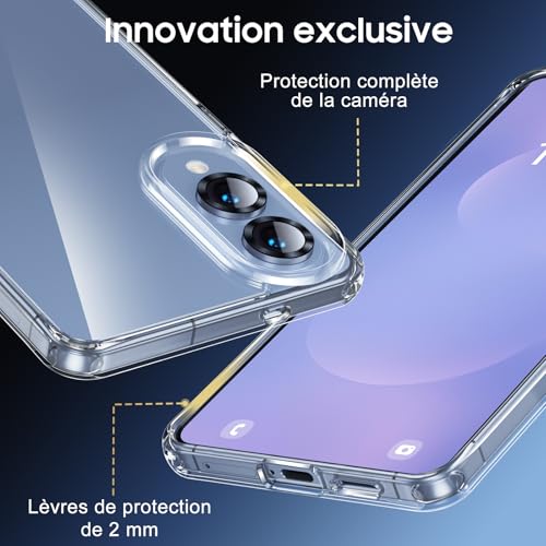 Image of Compatible for [ Samsung Galaxy S25 Edge ] Bumper Back Case Cover for [ Samsung Galaxy S25 Edge ] - Transparent