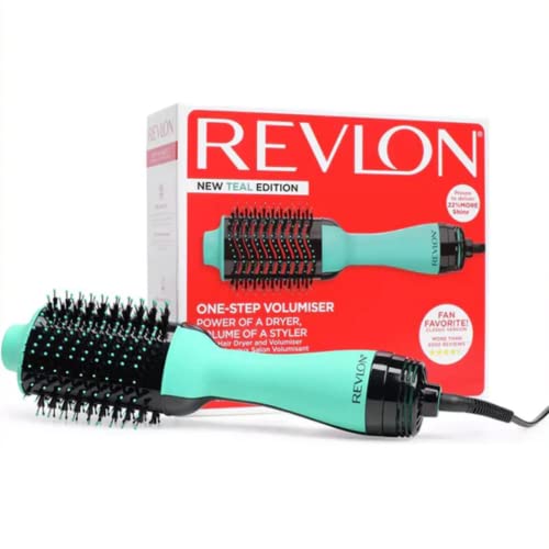 Revlon Secador de pelo y voluminizador de un solo paso - Edición verde azulado