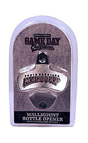 Game Day Outfitters NCAA South Carolina Gamecocks Wall Mount Bottle Opener, One Size, Multicolor