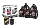 V-Twin Oil Change Kit Synthetic w/Chrome Filter, Milwaukee-Eight