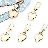 CHEFRU 20 Pièces Amovible Métal Fermeture éclair Tête Kit De