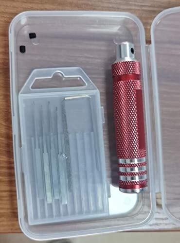 Guokukey 5 en 1 Prime Model Scriber Gundam Resina Tallada Scribe Line Hobby Herramienta de corte Cincel (0.2/0.4/0.6/0.8/1.0mm) por FPVERA