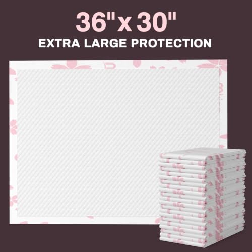 Image of MKISS 100 Count Heavy Duty Disposable Bed Pads 30 inch x 36 inch Incontinence Pads