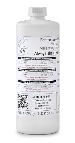 Image of TLC Products StartSmart Complete Saltwater Aquarium Cycle Starter & Beneficial Nitrifiers, Supports Clear Water & Biofiltration, Reduces Excess Sludge, 32 oz. (946 ml)