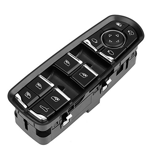Window Switch, Driver Side Master Power Window Switch, Car Electric Power Master Window Control Switch Fit for Cayenne 2011~2016