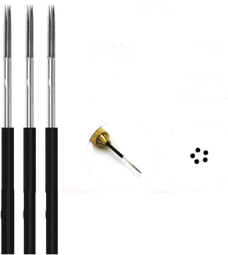 Eyebrow Microblading Needles,50PCS R5 Permanent Makeup Manual Eyebrow Tattoo Needle Microblading Blades for Microblading Supplies,Microblading Kits
