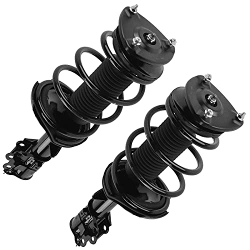 Image of TRQ Front Strut and Spring Assembly Set 2 Piece Compatible with 2006-2011 Hyundai Accent 06-11 Kia Rio 06-11 Rio5