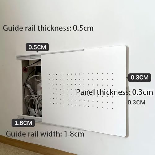 Prévention de la poussière pour armoire technique avec ce cache compteur - 6