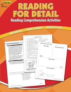 Paperback Reading for Detail: Reading Comprehension Activities Book