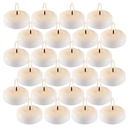 Jheng 2Inch 24 Pack Floating Candles Unscented Discs For Wedding, Pool Party, Holiday & Home Decor #TOP4