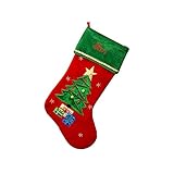 GiftsForYouNow Christmas Tree Personalized Stocking, 18.5", Embroidered