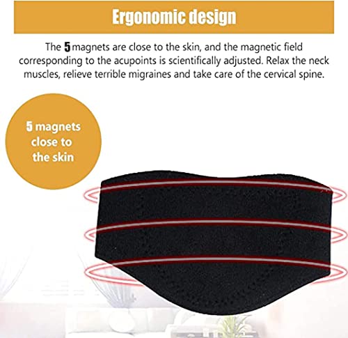 Nackenwärmer, Nackenbandage, Nackenschutz, Halswärmer, Selbsterwärmender Nackenstütze mit Turmalin und Magnet, Infrarot Wärmetherapie, Nacken Enspannung, Schmerzlinderung bei Nackenschmerzen,1pc