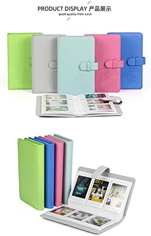 homeyuser Photo Album 96 Pockets for 3 Inch Mini Photo Album Compatible with Fujifilm Instax Mini Instant Camera Film Photos (pink)