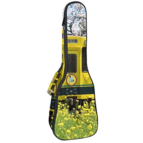 Housse pour ukulélé – Motif train japonais – Fleurs de printemps – 10 mm – Rembourrage épais – 53,3 cm – Avec sangles… - Les Beatles, Paul McCartney, John Lennon, RIngo Starr, George Harrison Housse pour ukulélé - Motif train japonais - Fleurs de printemps - 10 mm - Rembourrage épais - 53,3 cm - Avec sangles…