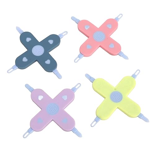 Pinzas de Limpieza Versátiles 4 en 1, Herramienta de Limpieza de Oídos, Kit de Cuidado de la Nariz, Revestimiento de Silicona, Herramienta Liviana para Moco Nasal de bebé,