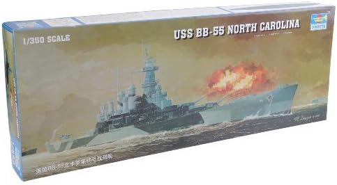 Trumpeter 1/350 Scale USS North Carolina BB55 Battleship by Trumpeter