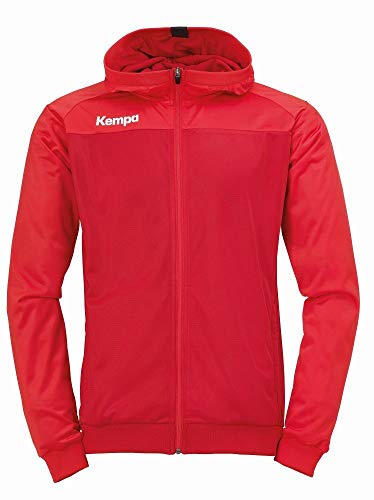 Chaqueta de balonmano Kempa Prime Multi con capucha para hombre evita el enfriamiento en pista L