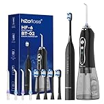 H2ofloss Water Flosser & Electric Toothbrush Combo – 2-in-1 Oral Care for Brushing & Flossing | 300ML Water Tank, 20–110 PSI, 5 Modes, BPA-Free | Long Battery Life | for Home & Travel