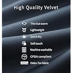Litume Travel Blanket Lightweight and Breathable, 67 x 48 in Soft Airplane Flight Blanket for Travelers, Foldable Camping Sheet with Stuff Sack for Train, Camp, backpacking, office, home (Velvet E650) - Image 4