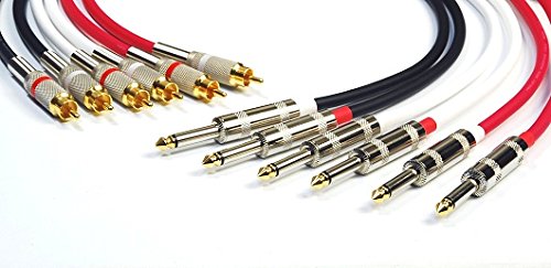 Amazon | RCAケーブル【 モガミ2534-赤 使用 】4.0ft (1.22m) 【赤白