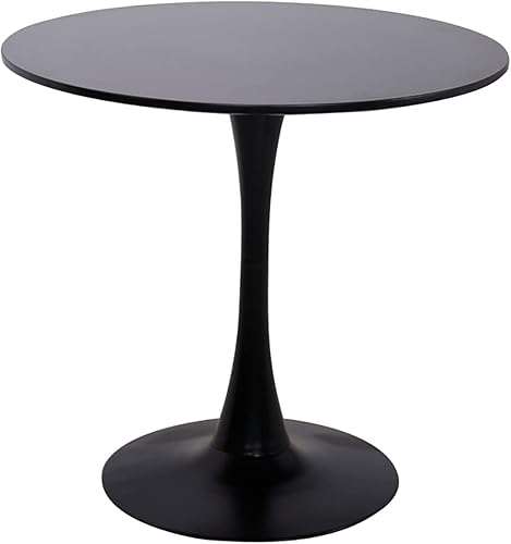 Forsho Tulip Table - Juego de mesa de comedor redonda de 32 pulgadas para 4, mesa de comedor redonda moderna de mediados de siglo con base de