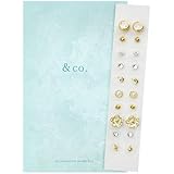 【めざましテレビで紹介されました】 &co. 耳つぼジュエリー 耳ツボジュエリー 純チタン ハロウィン ボディピアス (イエベコレクション, Dタイプ20粒)