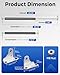 ARANA Gas Struts 20 inch 100 lbs with Brackets, Heavy Duty Hydraulic Shocks for Trap Door, 20