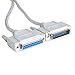 WESAPPINC 8.9 Feet DB25 25 Pin Male to Female Serial Parallel Printer Extension Cable 2.7M (4.60 Feet(1.4M))