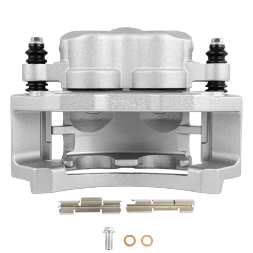 Image of SCITOO 18B4807 Rear Left Disc Brake Caliper w /Bracket Fit For Dodge For Ram 3500 2001-2002,For Dodge For Ram 4000 2002, Double Pistons