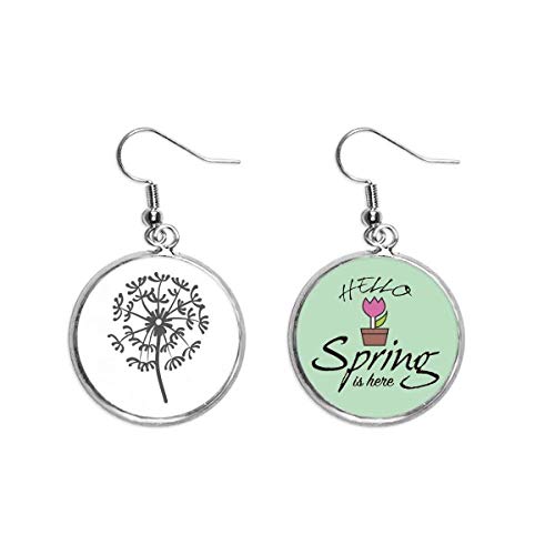 Pendientes de diente de león como joya de primavera ideal para regalar en ocasiones especiales