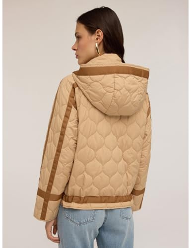 Motivi: Giacca Trapuntata Con Profili In Gros Grain Beige. S Stagione Autunno Inverno 2025 - 3