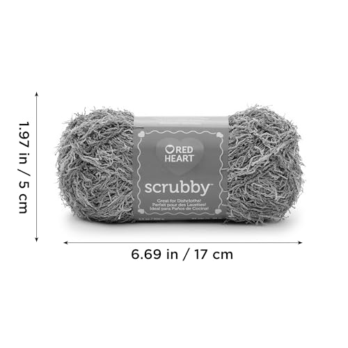Evite malos olores con Red Heart Scrubby ovillo de té verde lavable para tejido de punto 7