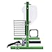 DIY ITX MATX ATX Computer Open Air Case, Aluminum Open Frame Computer PC Test Bench Vertical Motherboard Chassis PC Case DIY Kit (Green Black)